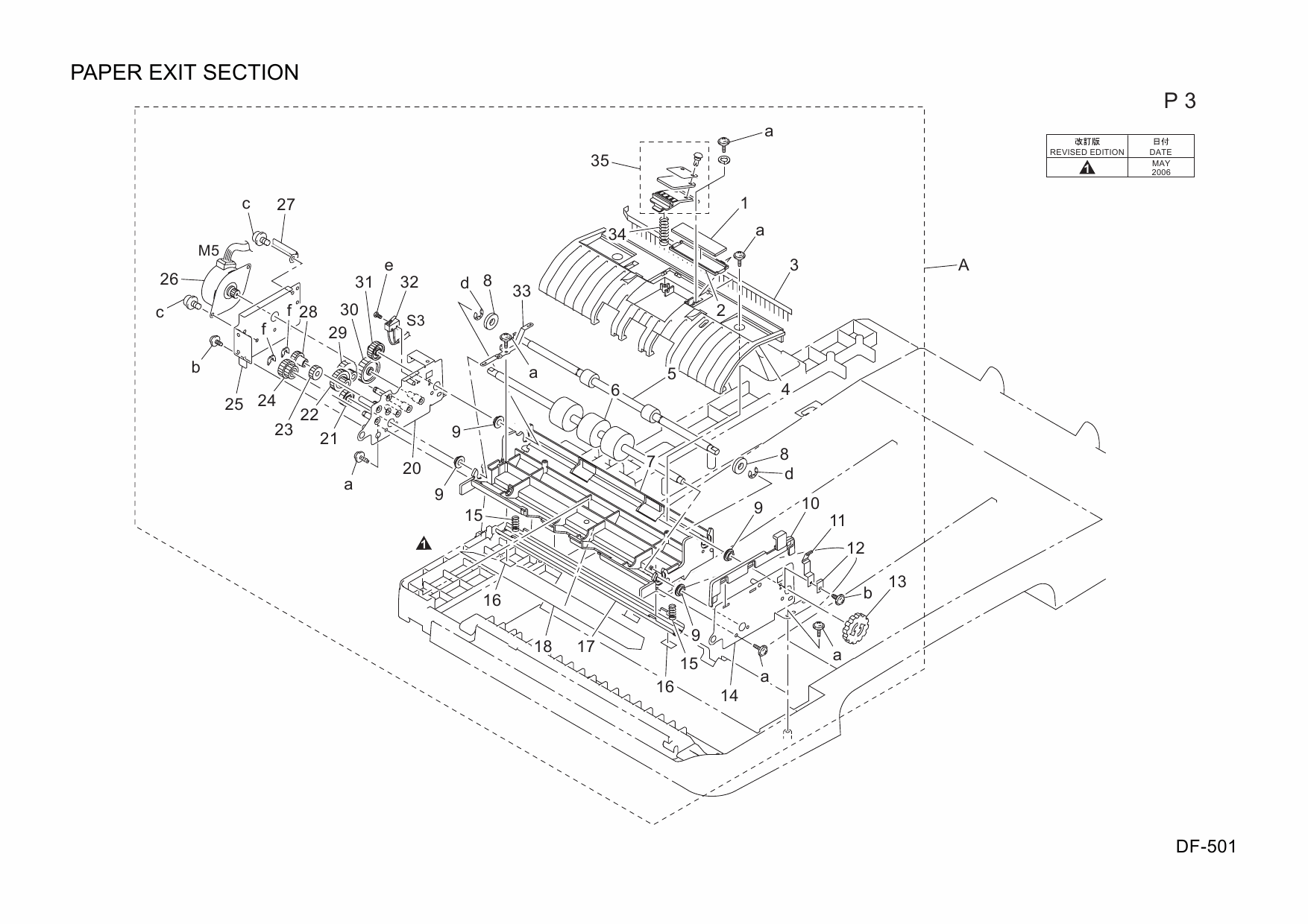 Konica-Minolta Options DF-501 1382711 Parts Manual-6